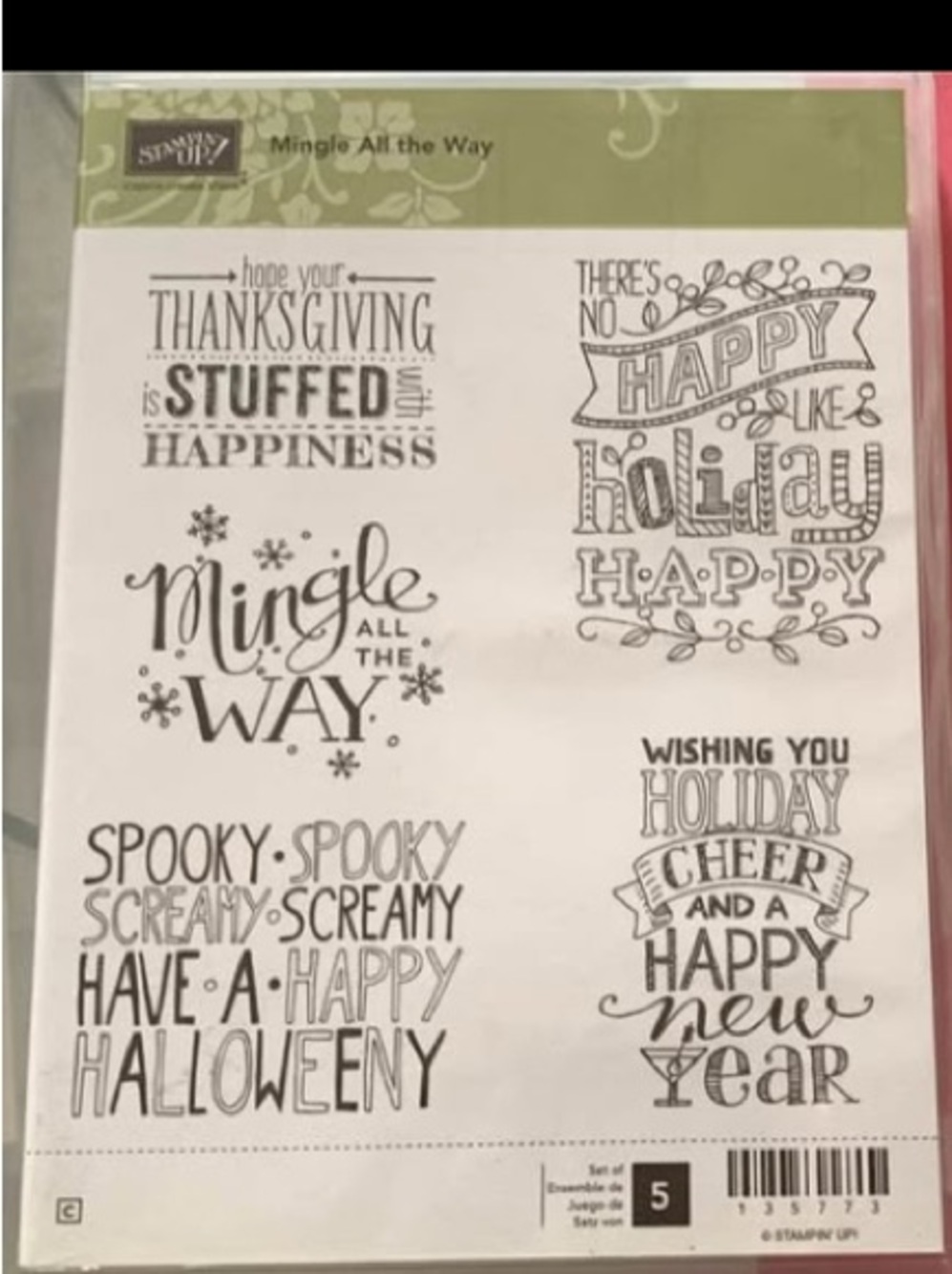Stampin' Up! Mingle All The Way Stamp Set